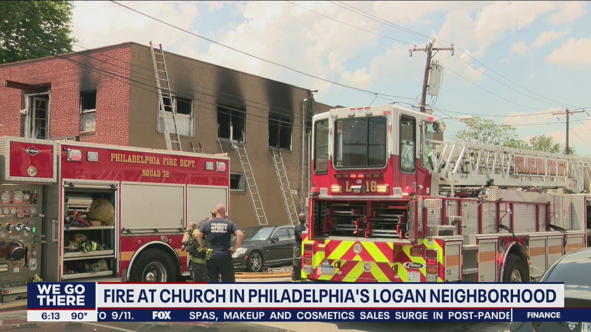 Fire at church in Philadelphia's Logan neighborhood